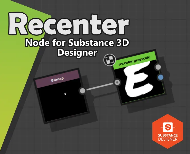 Recenter - Node for Substance 3D Designer