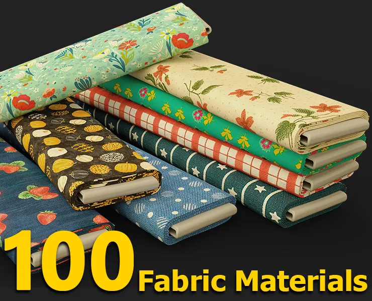 100 Fabric Materials - SBSAR