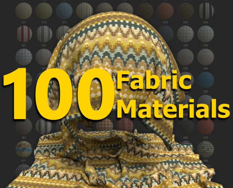 100 Fabric Materials