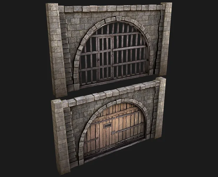 Prison Doors Gate