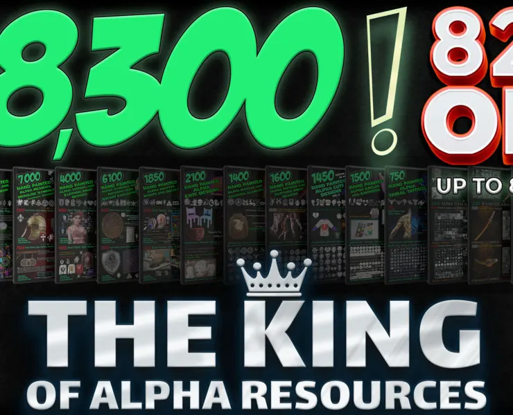 48300 Hand Painted Alpha Designs and Patterns - THE KING OF ALPHA RESOURCES - SUPER MEGA PACKAGE - The Largest Package You Have Ever Seen!