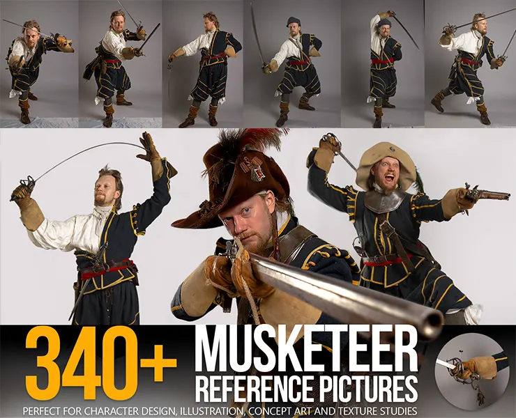 340+ Musketeer Reference Pictures