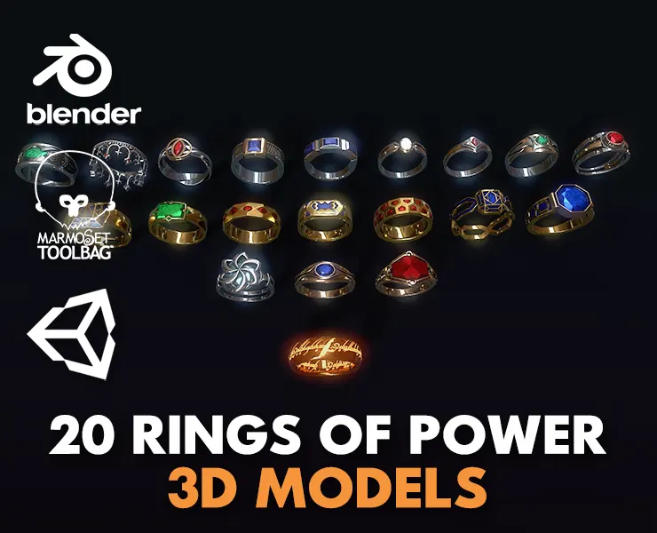 The 20 Rings Of Power LOTR