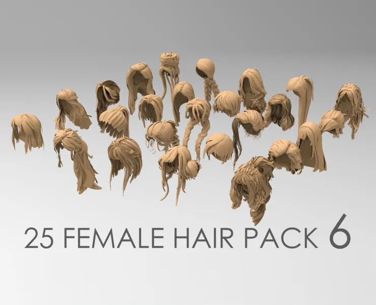 25 female hair pack 6