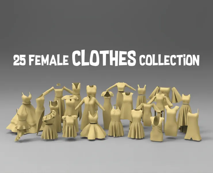 25 female clothes collection