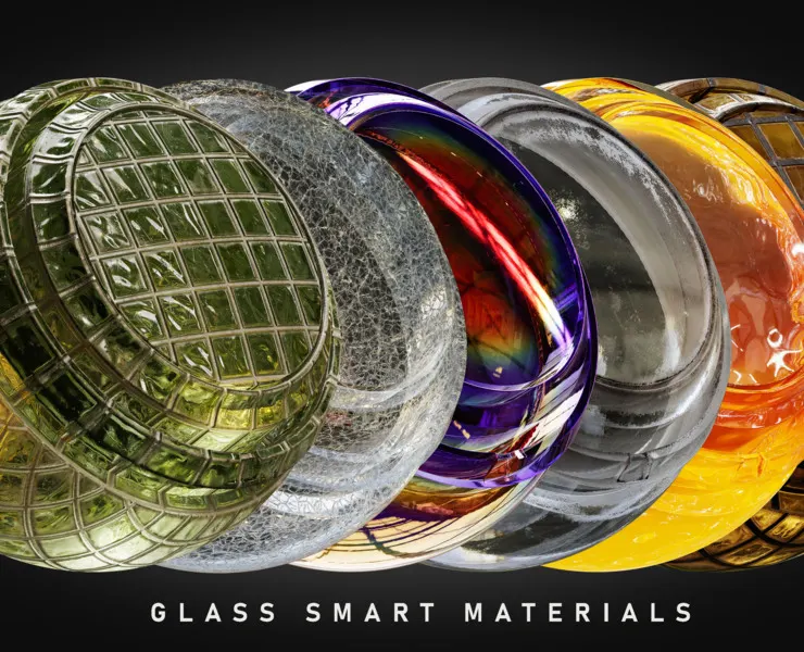 Glass Smart Materials for Substance 3D Painter