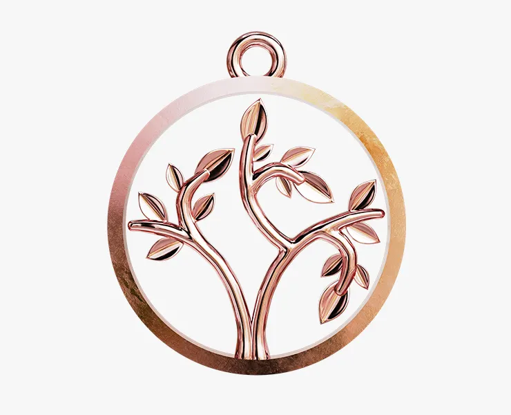 Tree of Life round classic pendant