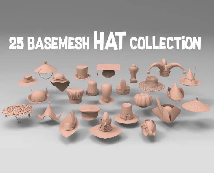 25 basemesh hat collection