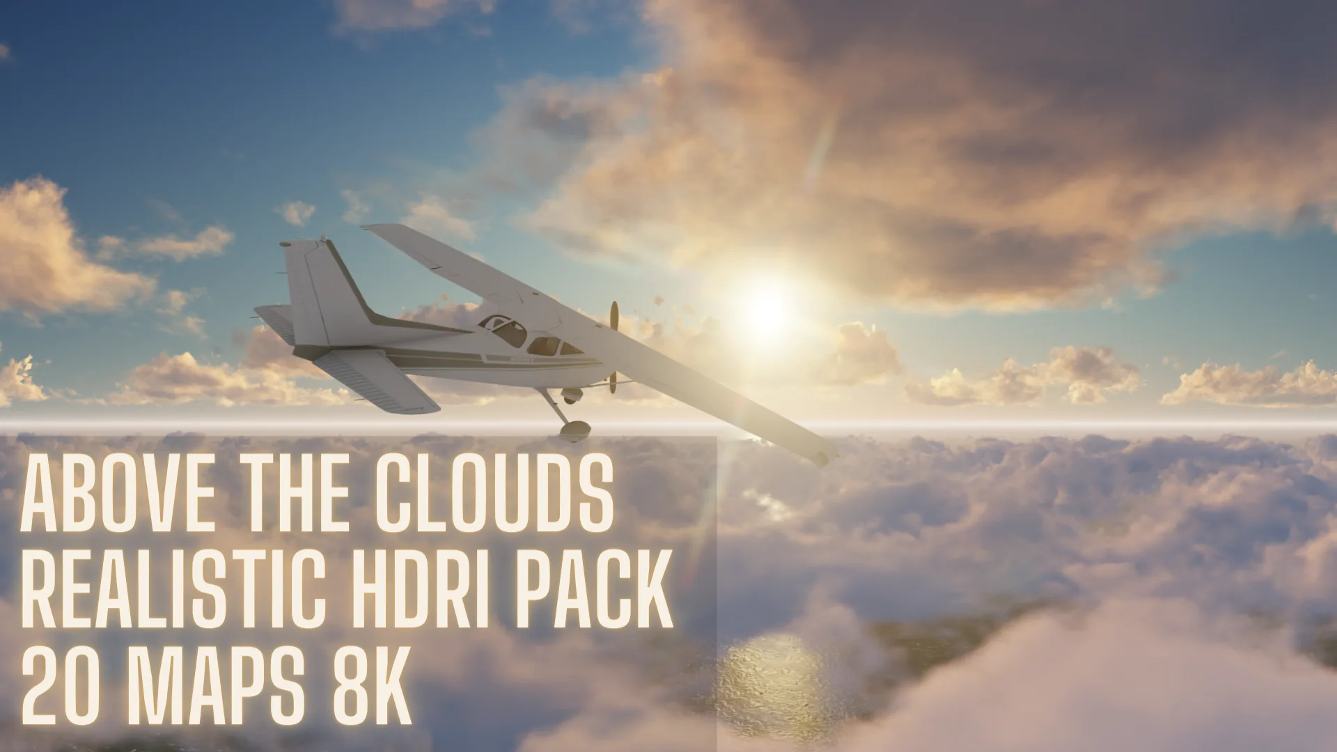 Above the Clouds HDRI Pack for Realistic Sky and Cloud 3D Renders