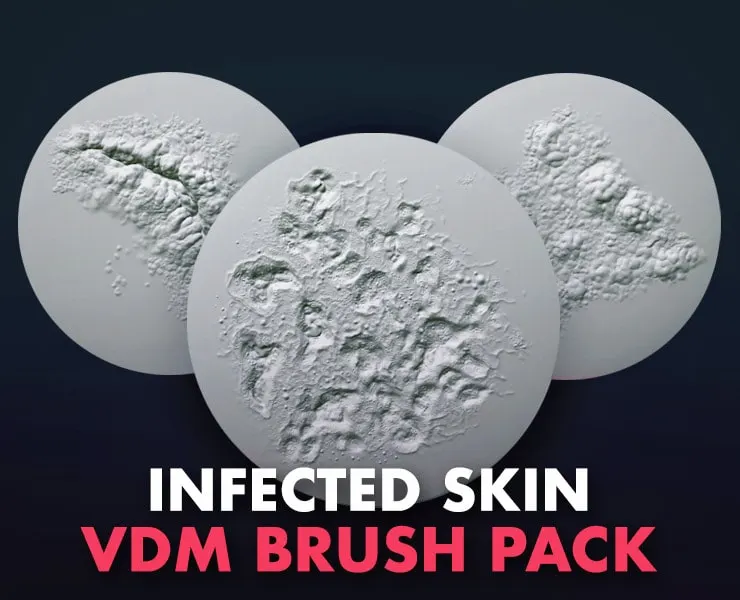 Infected Skin VDM Brush Pack