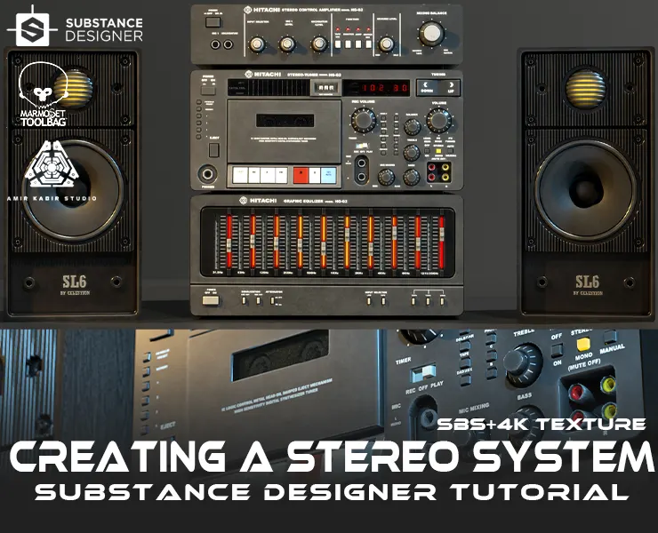 Creating a Stereo System in Substance Designer