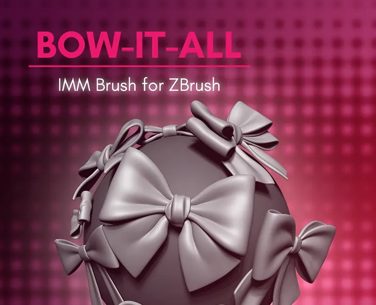 [IMM Brush] Loop Bows Brush for ZBrush 2021