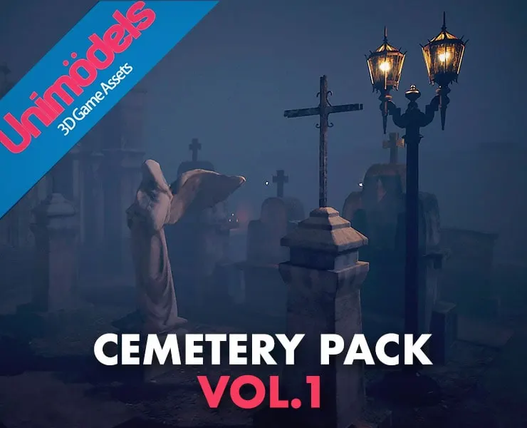 Unimodels Cemetery Pack Vol. 1 for UE4