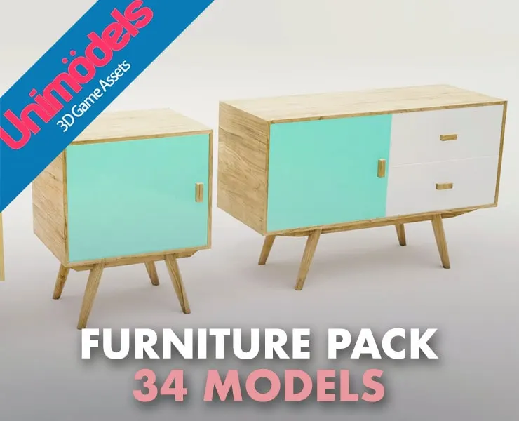 Unimodels Furniture Vol. 1 for UE4