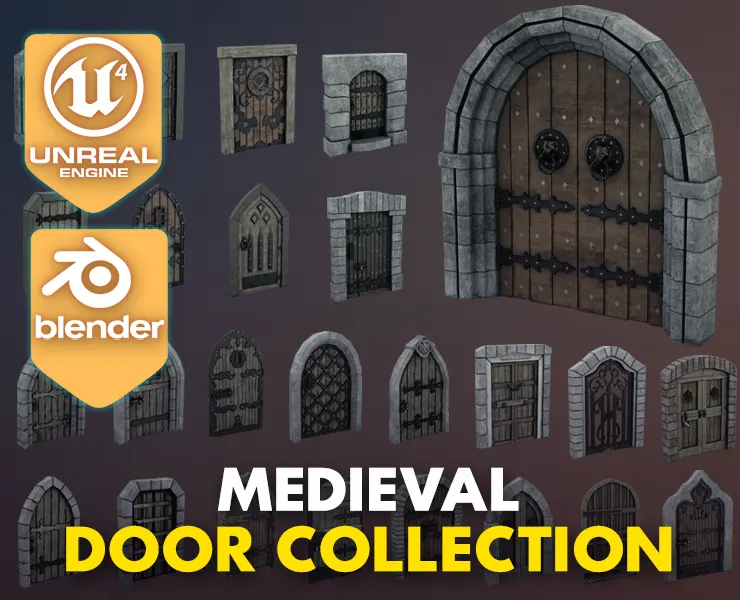Medieval Door Collection Vol.1