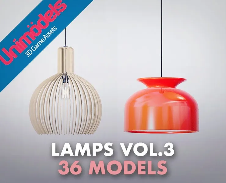 Unimodels Lamps Vol. 3 for UE4