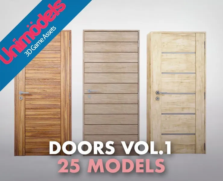 Unimodels Doors Vol. 1 for UE4