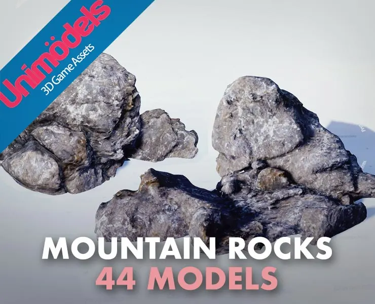 Mountain Rocks Vol. 2 - Customisable Textures for UE4