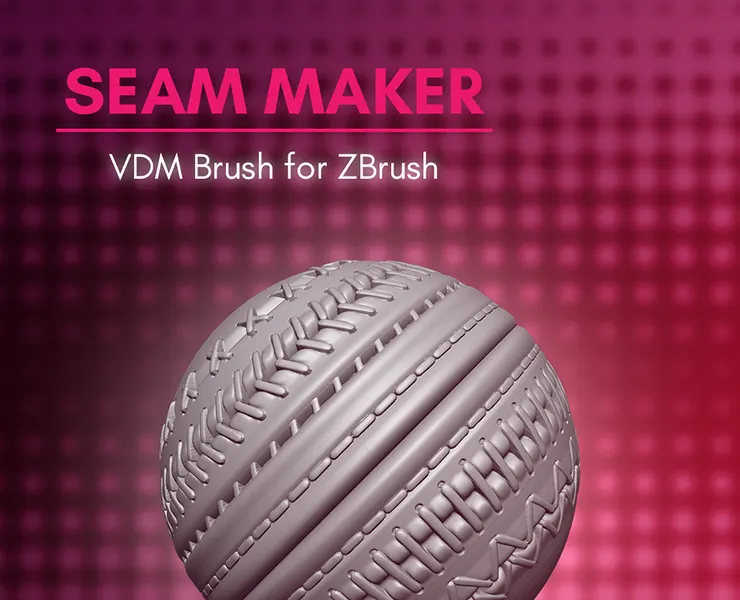 [VDM Brush] Seams Maker VDM Brush for ZBrush 2021