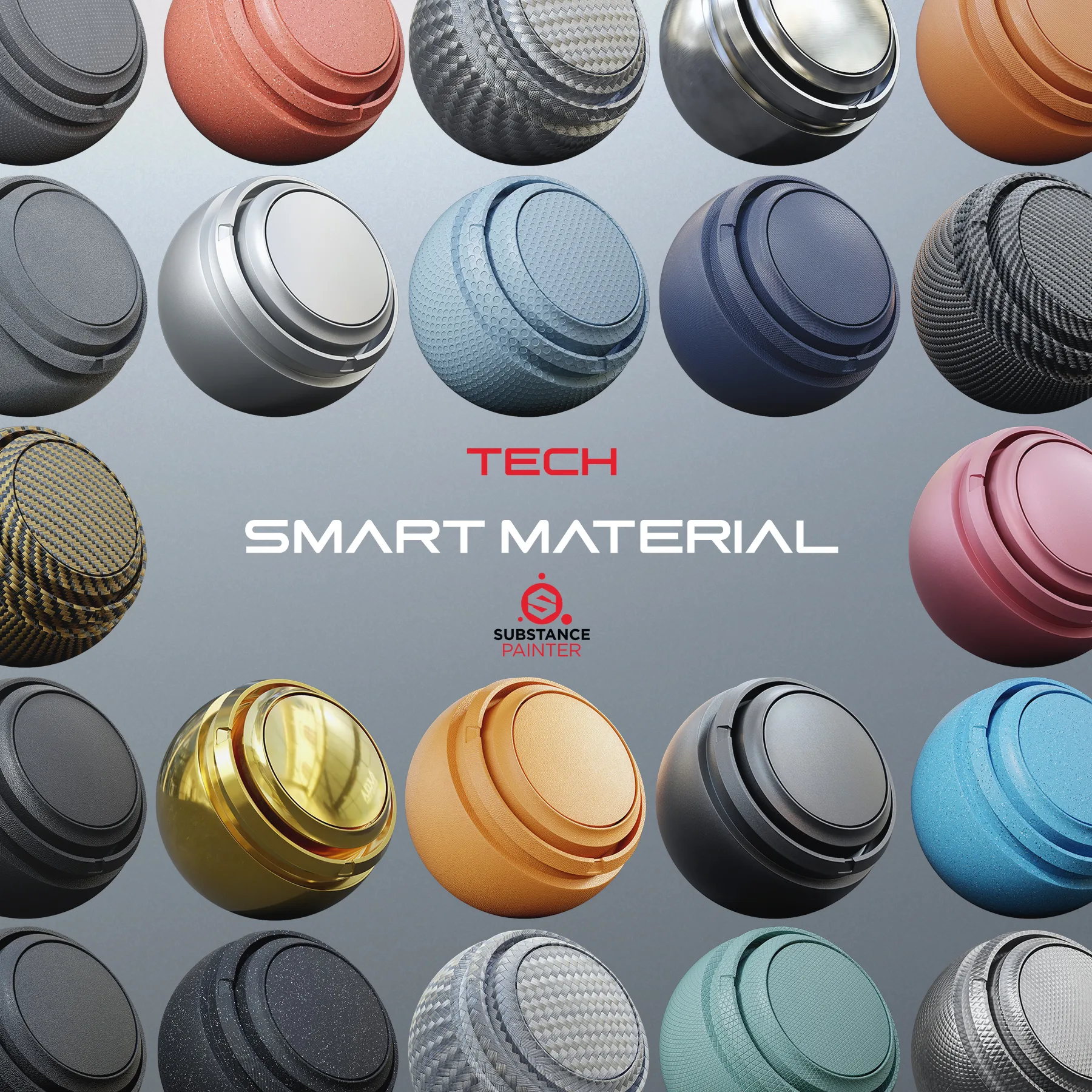 50 Tech Smart Material (2 variation)