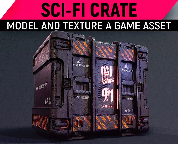 Model & Texture A Game Asset - Full Process