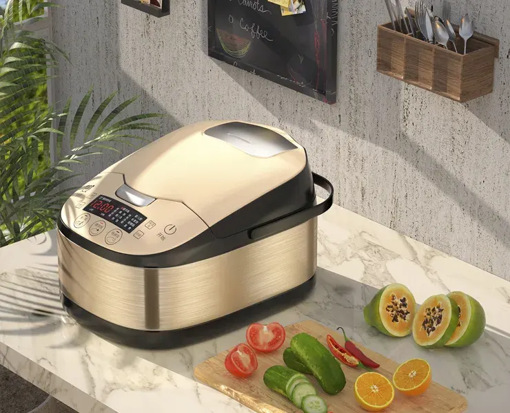 Photographic Rendering of Rice Cooker