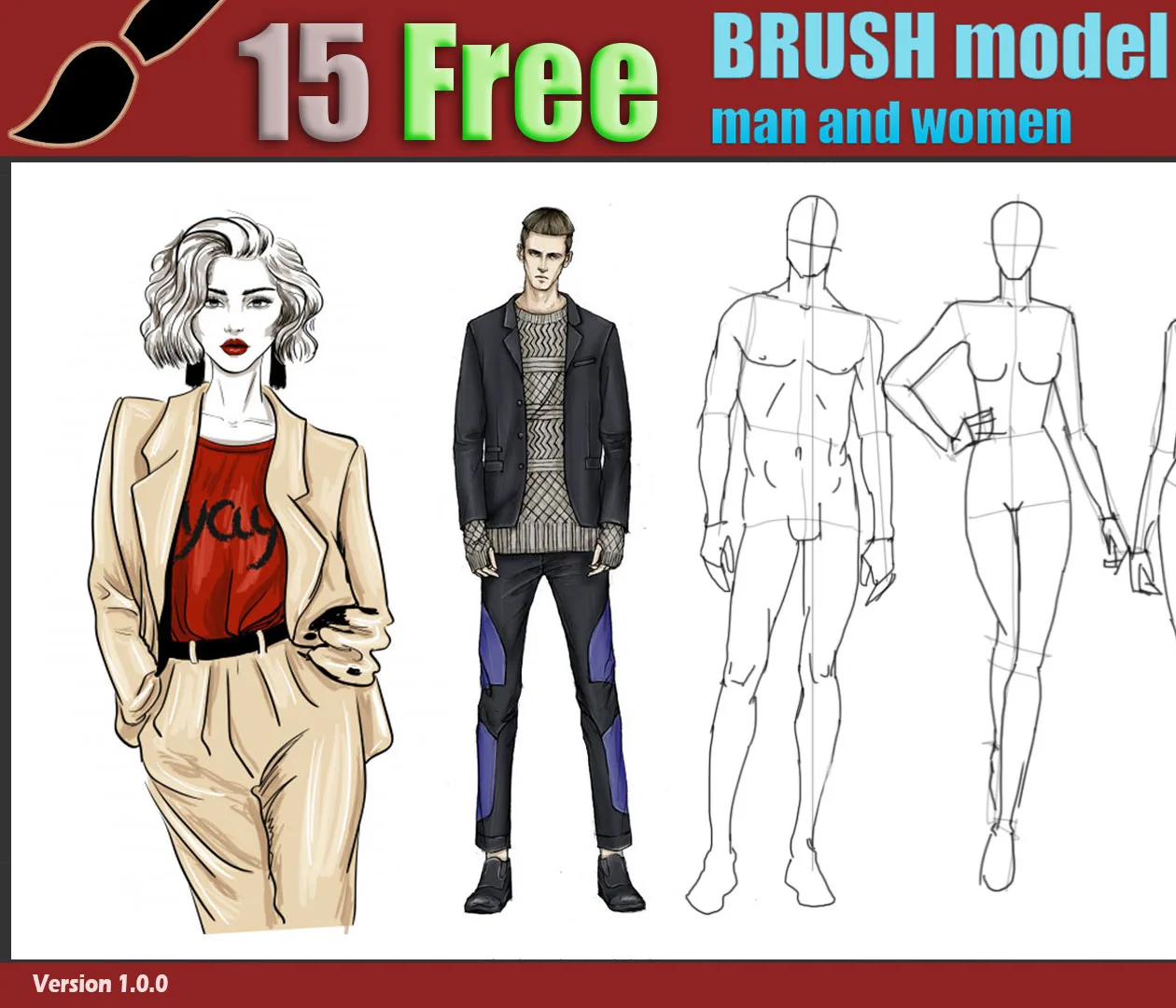 15 Free Brush Model Figure