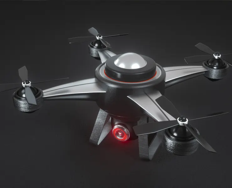 3D Modeling and Rendering of UAV