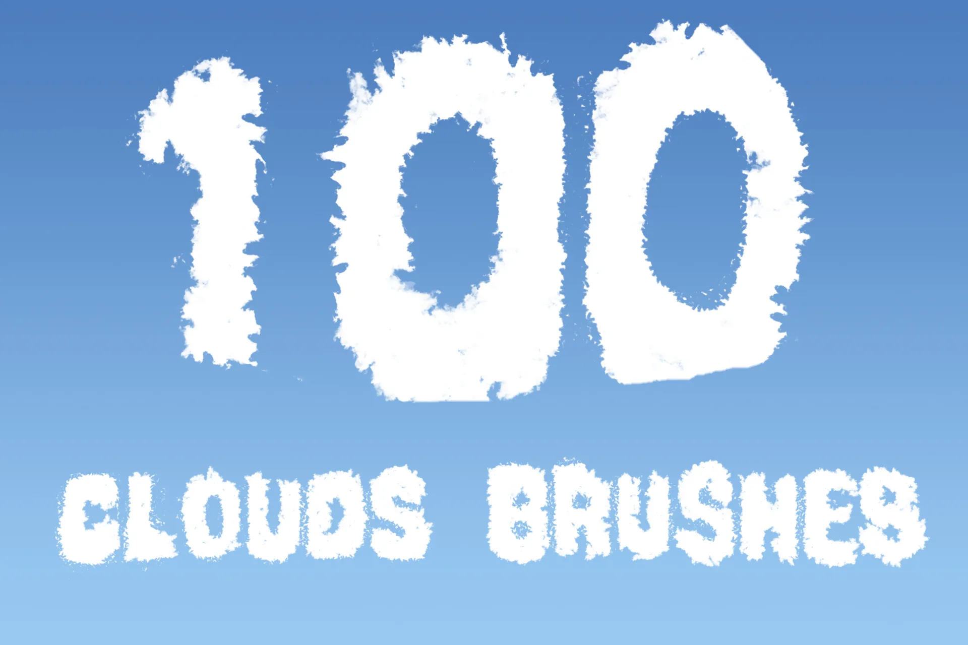 100 Cloud Brushes