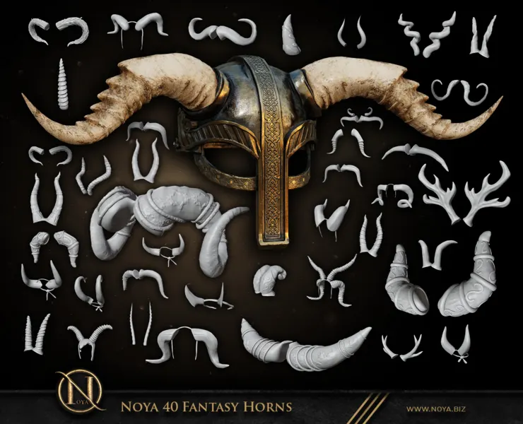 Noya 40 Fantasy Horns for Humans and Animals