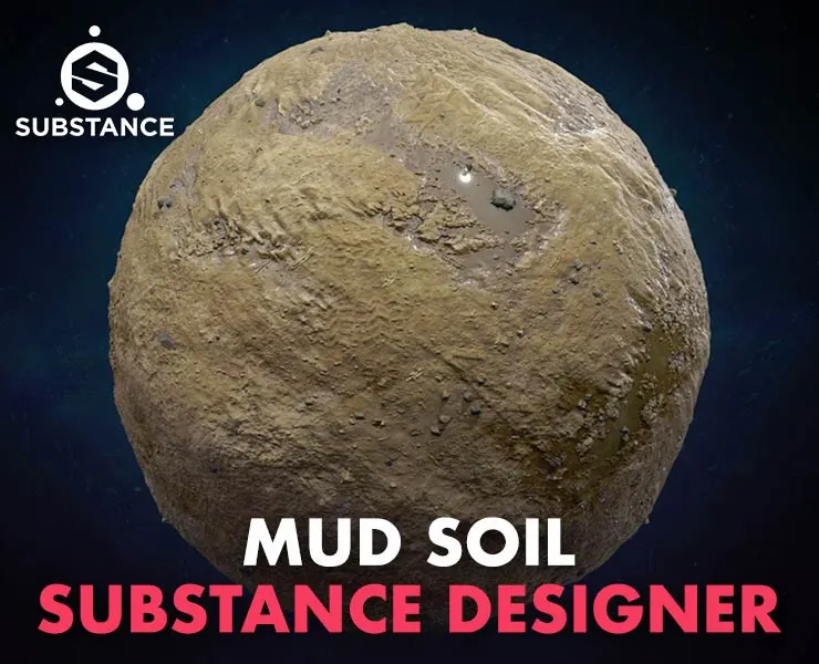 Mud Soil Material - Substance Designer