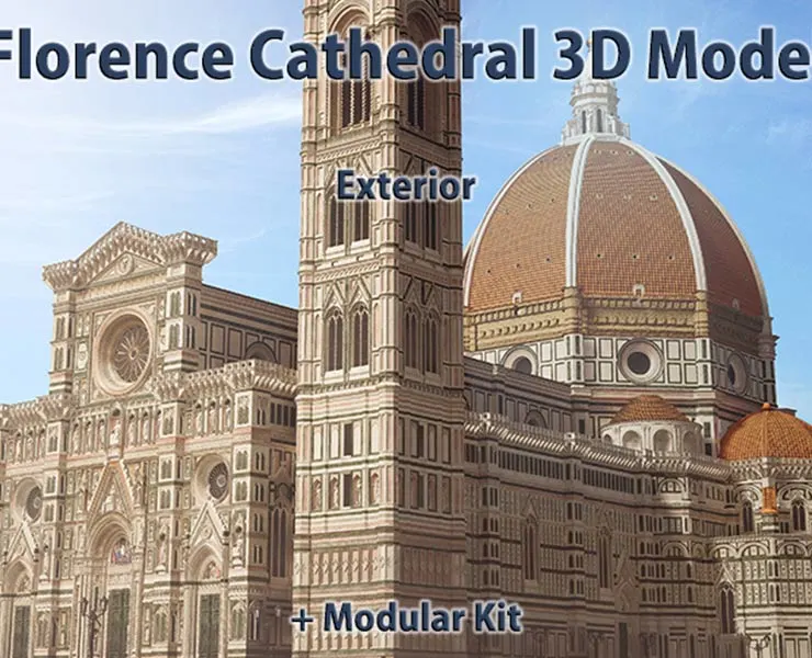 Florence Cathedral 3D Environment | Exterior