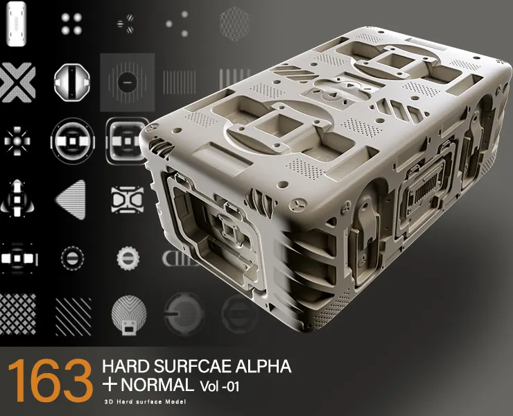 Hard-Surface Alphas Vol.1