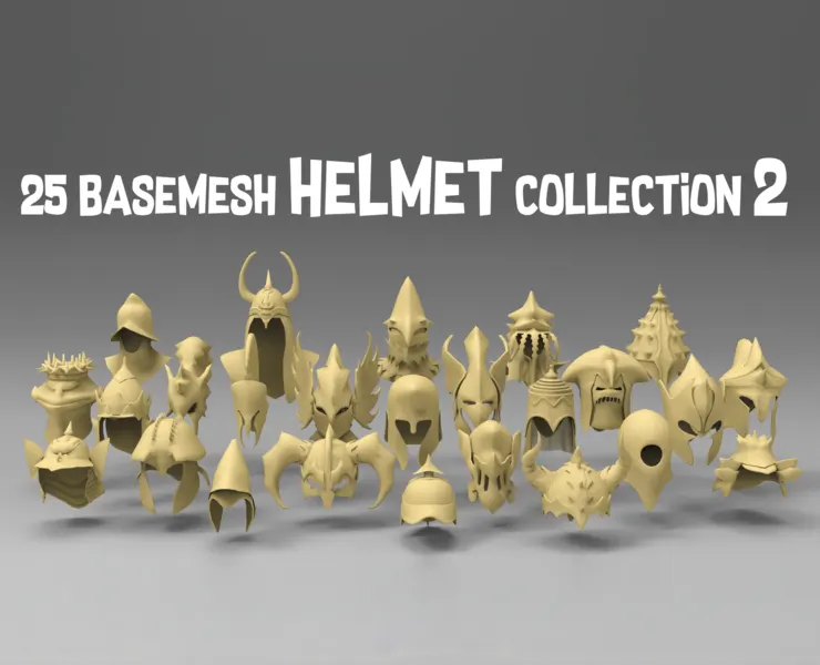 25 basemesh helmet collection 2