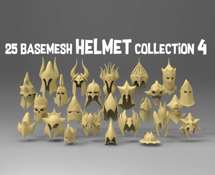25 basemesh helmet collection 4