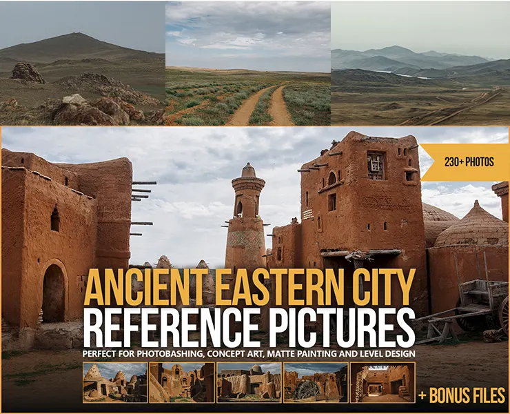 230+ Ancient Eastern City Reference Pictures