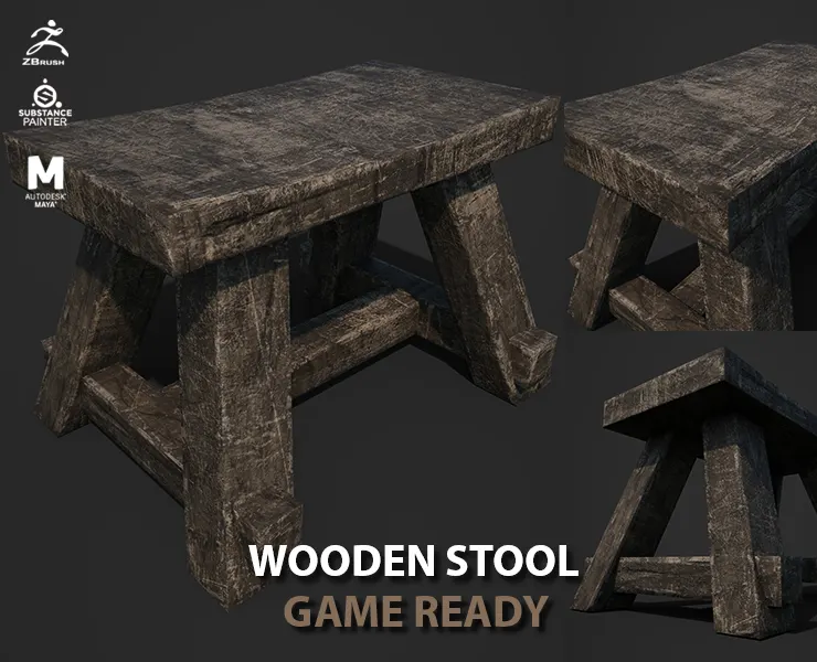 Wooden Stool