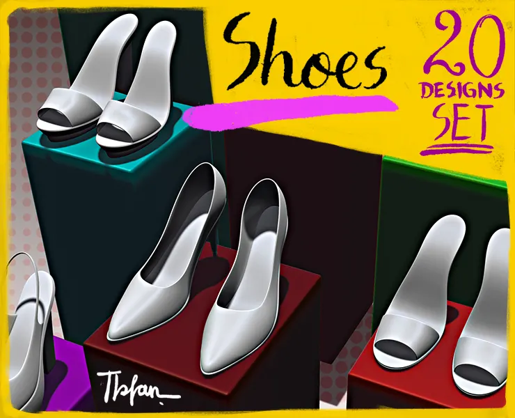 SHOE COLLECTION - 20 DESIGNS