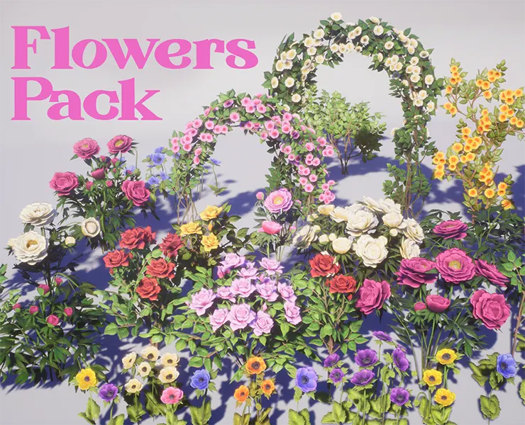 Stylized Flowers Pack