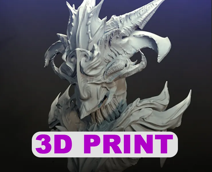 [3D Print] Creature Bust #3