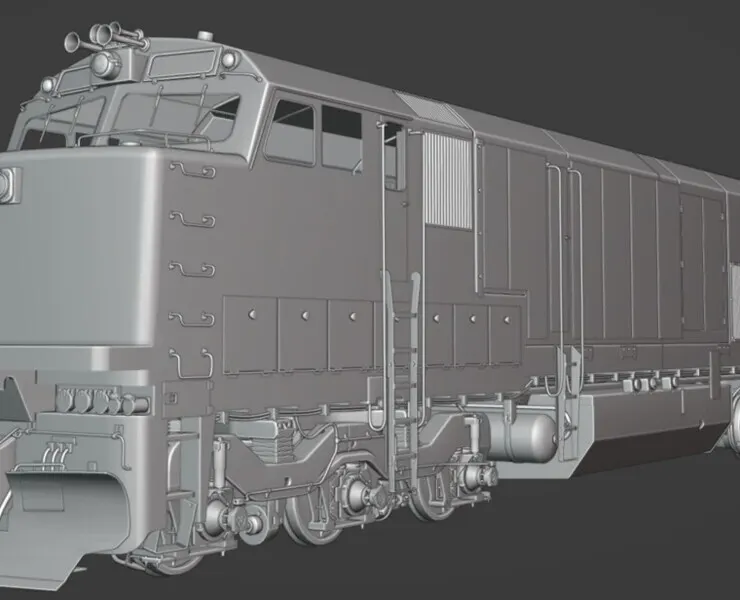 Diesel Train Locomotive GE P30CH