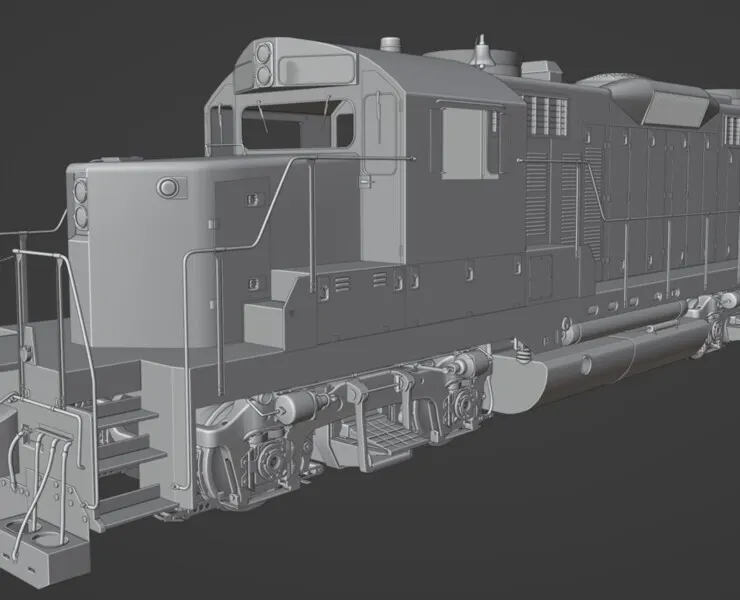 Diesel Train Locomotive EMD GP20
