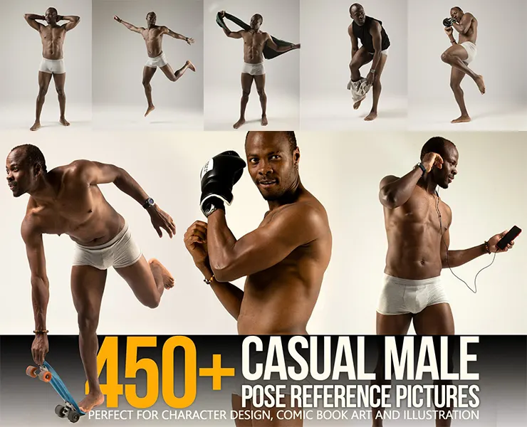 450+ Casual Male Pose Reference Pictures