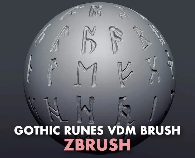 Gothic Runes VDM Brush + Alpha