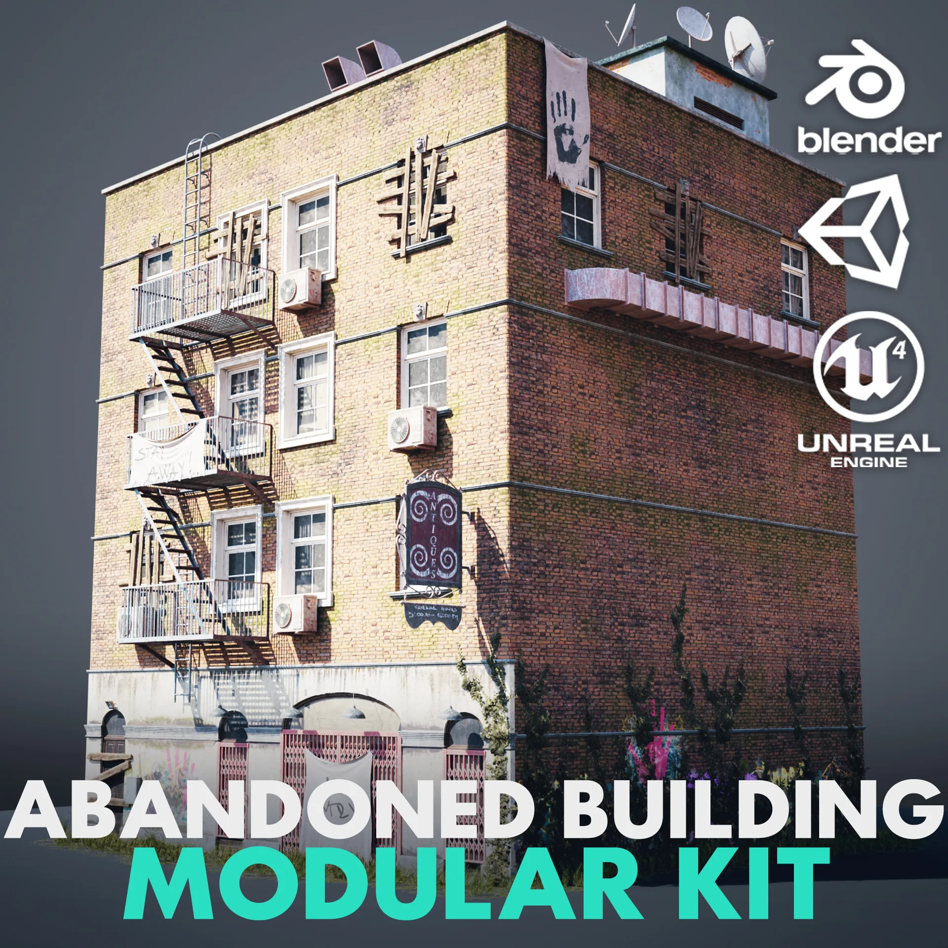 Abandoned Building Modular Kit