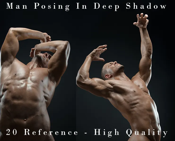 Man Posing In Deep Shadow