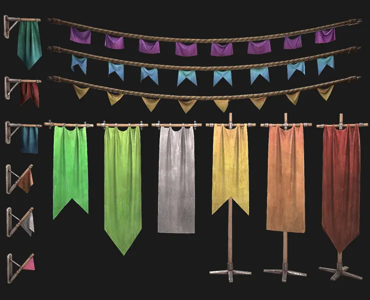 Medieval Flags Pack