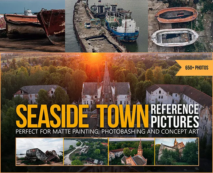 650+ Seaside Town Reference Pictures