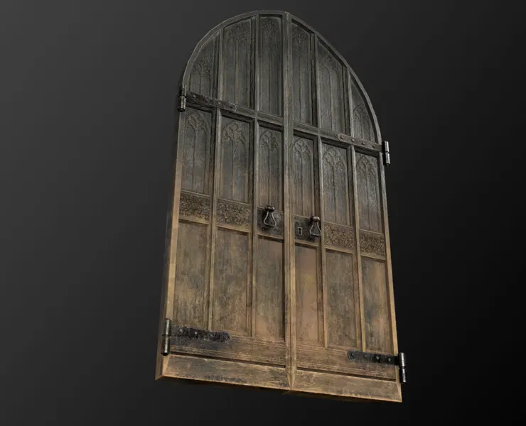 Medieval Wooden Door