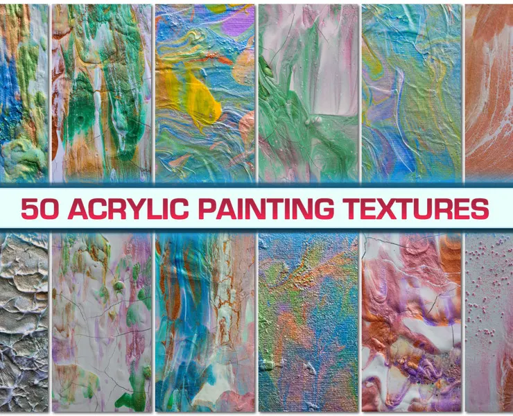 50 Acrylic Painting Textures, Handmade backgrounds, Abstract paint, Contemporary art, Painting oil, Watercolor wall, Acrylic dramatic, Fluid